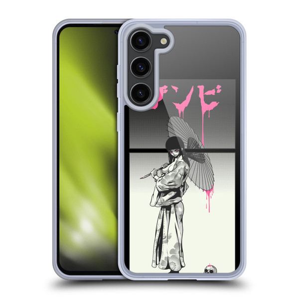 Zombie Makeout Club Art Chance Of Rain Soft Gel Case for Samsung Galaxy S23+ 5G