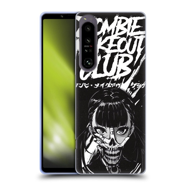 Zombie Makeout Club Art Face Off Soft Gel Case for Sony Xperia 1 IV