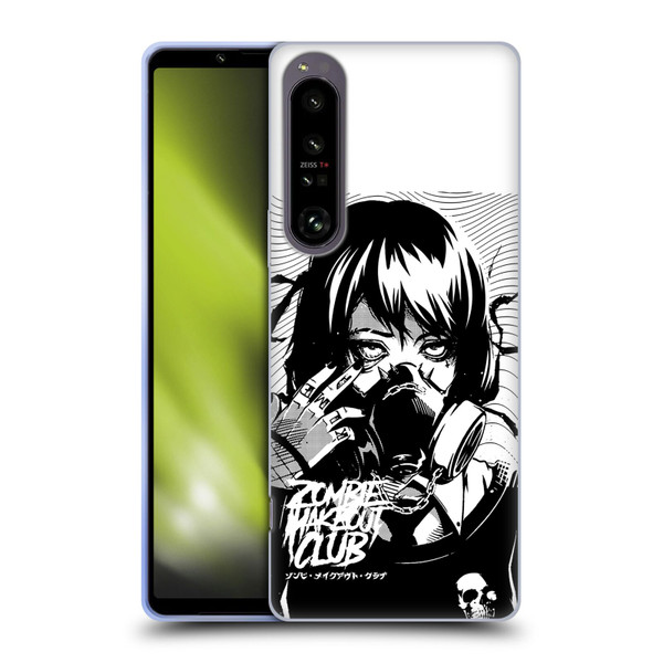 Zombie Makeout Club Art Facepiece Soft Gel Case for Sony Xperia 1 IV