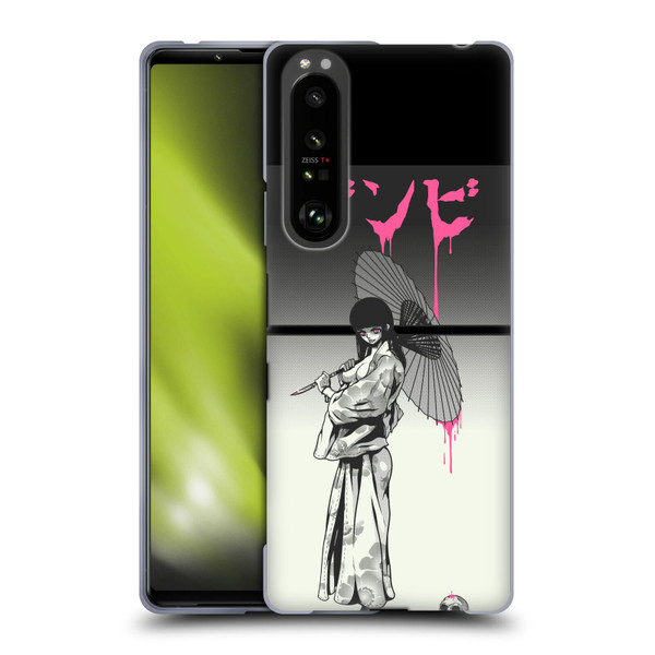 Zombie Makeout Club Art Chance Of Rain Soft Gel Case for Sony Xperia 1 III