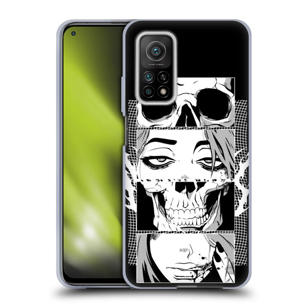 Zombie Makeout Club Art Skull Collage Soft Gel Case for Xiaomi Mi 10T 5G