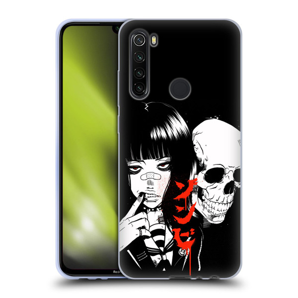 Zombie Makeout Club Art Girl And Skull Soft Gel Case for Xiaomi Redmi Note 8T