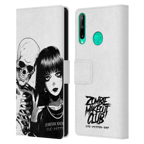 Zombie Makeout Club Art Forever Knows Best Leather Book Wallet Case Cover For Huawei P40 lite E