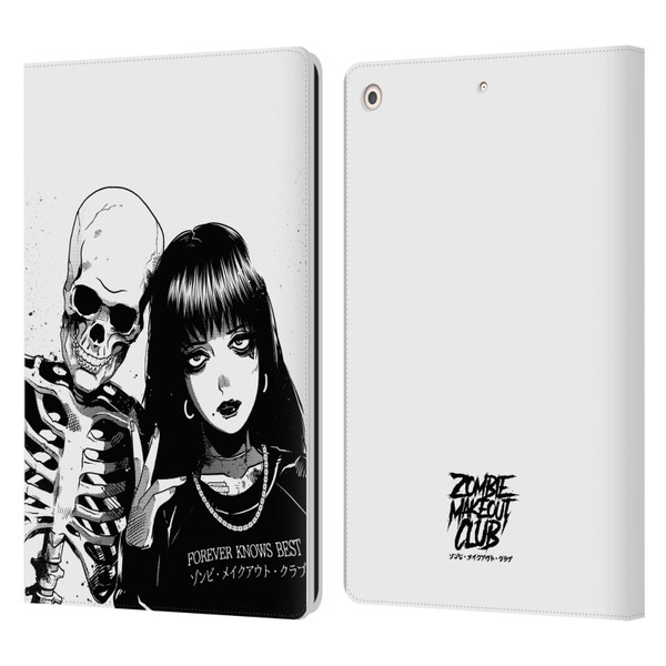Zombie Makeout Club Art Forever Knows Best Leather Book Wallet Case Cover For Apple iPad 10.2 2019/2020/2021