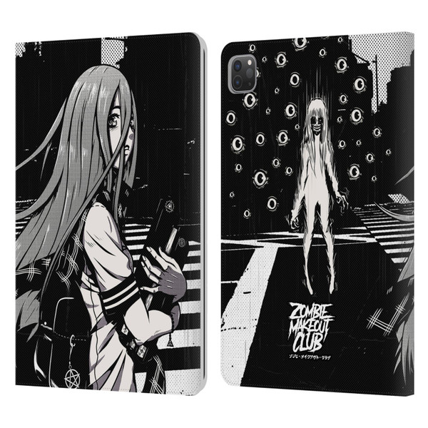 Zombie Makeout Club Art They Are Watching Leather Book Wallet Case Cover For Apple iPad Pro 11 2020 / 2021 / 2022