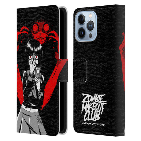 Zombie Makeout Club Art Selfie Leather Book Wallet Case Cover For Apple iPhone 13 Pro Max