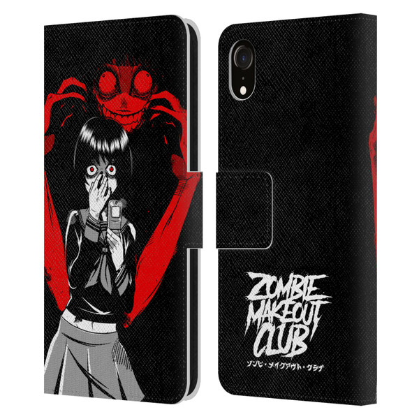Zombie Makeout Club Art Selfie Leather Book Wallet Case Cover For Apple iPhone XR