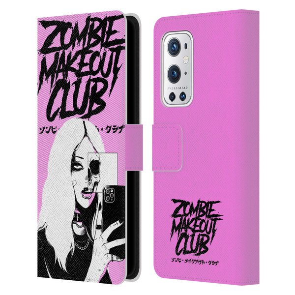 Zombie Makeout Club Art Selfie Skull Leather Book Wallet Case Cover For OnePlus 9 Pro