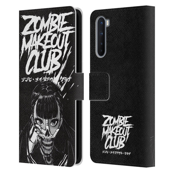 Zombie Makeout Club Art Face Off Leather Book Wallet Case Cover For OnePlus Nord 5G