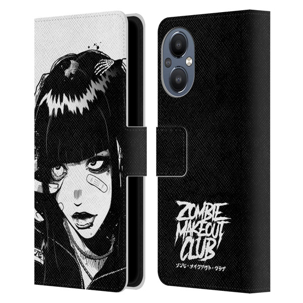Zombie Makeout Club Art See Thru You Leather Book Wallet Case Cover For OnePlus Nord N20 5G