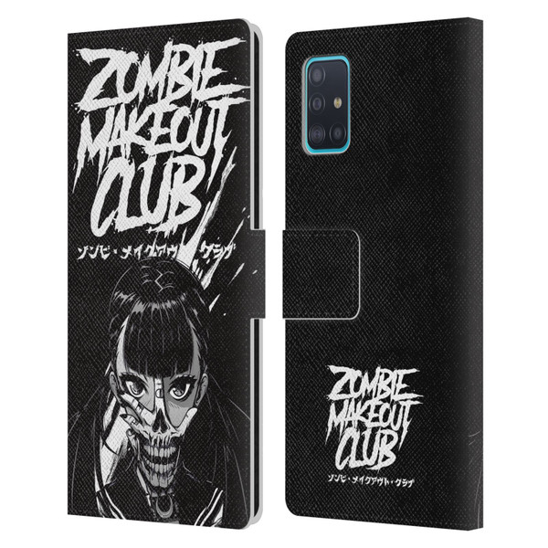 Zombie Makeout Club Art Face Off Leather Book Wallet Case Cover For Samsung Galaxy A51 (2019)