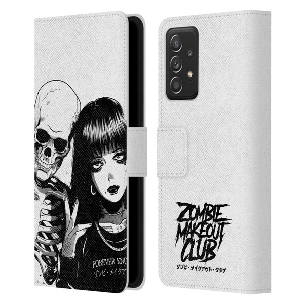 Zombie Makeout Club Art Forever Knows Best Leather Book Wallet Case Cover For Samsung Galaxy A52 / A52s / 5G (2021)