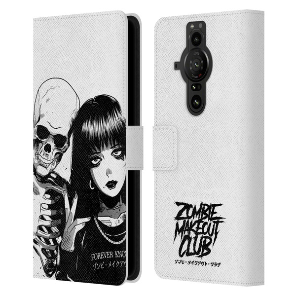 Zombie Makeout Club Art Forever Knows Best Leather Book Wallet Case Cover For Sony Xperia Pro-I