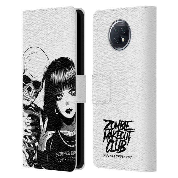 Zombie Makeout Club Art Forever Knows Best Leather Book Wallet Case Cover For Xiaomi Redmi Note 9T 5G