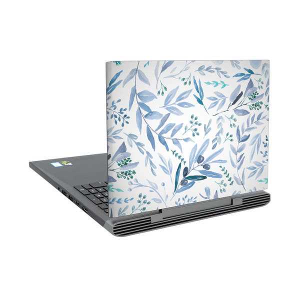 Anis Illustration Bloomers Blue Eucalyptus Vinyl Sticker Skin Decal Cover for Dell Inspiron 15 7000 P65F