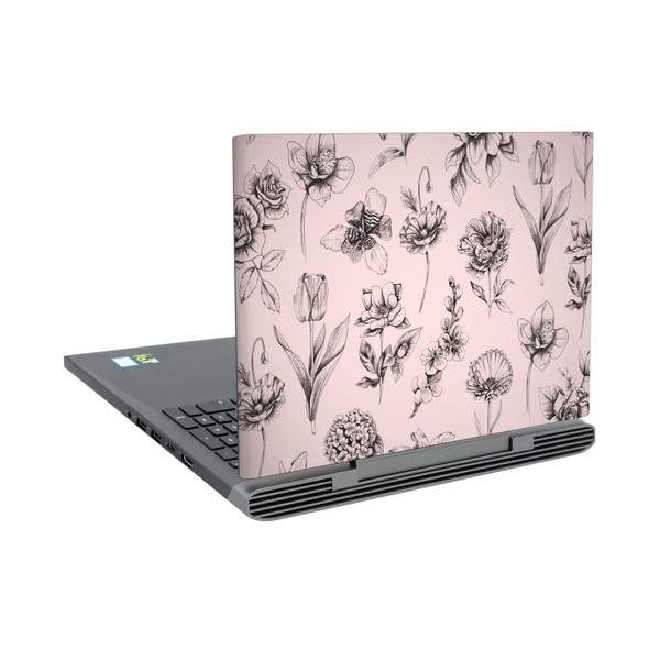 Anis Illustration Bloomers Botany Vinyl Sticker Skin Decal Cover for Dell Inspiron 15 7000 P65F