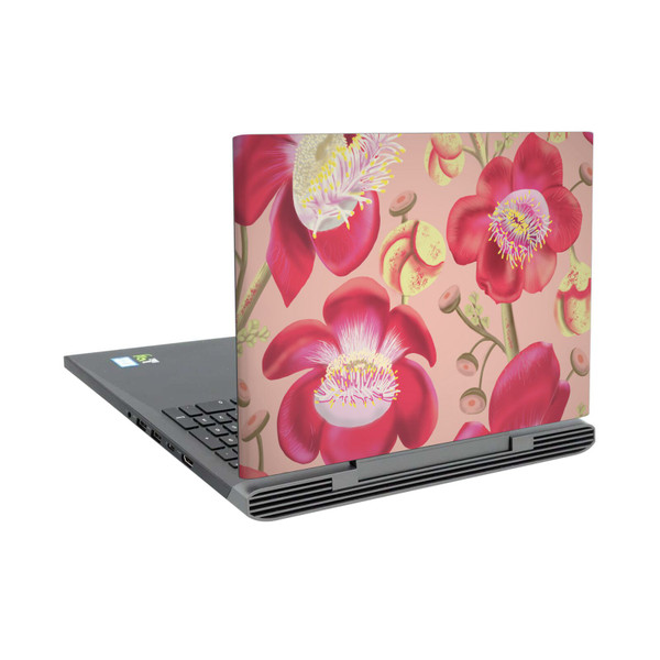 Anis Illustration Bloomers Red Flowers Vinyl Sticker Skin Decal Cover for Dell Inspiron 15 7000 P65F