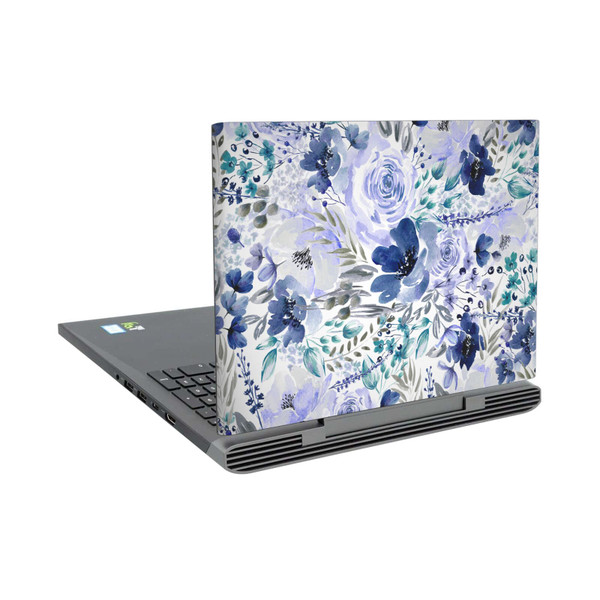 Anis Illustration Bloomers Indigo Vinyl Sticker Skin Decal Cover for Dell Inspiron 15 7000 P65F