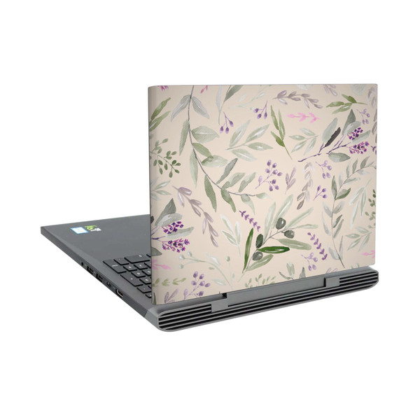 Anis Illustration Bloomers Pastel Blush Vinyl Sticker Skin Decal Cover for Dell Inspiron 15 7000 P65F