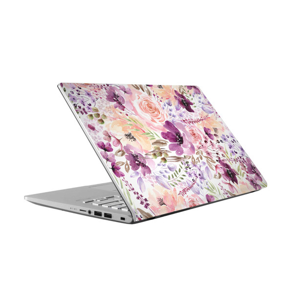 Anis Illustration Bloomers Floral Chaos Vinyl Sticker Skin Decal Cover for Asus Vivobook 14 X409FA-EK555T