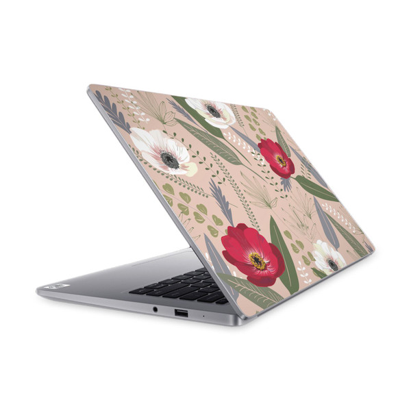 Anis Illustration Bloomers Anemone Vinyl Sticker Skin Decal Cover for Xiaomi Mi NoteBook 14 (2020)