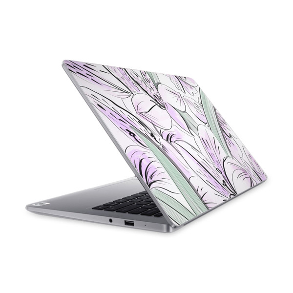 Anis Illustration Bloomers Lilac Vinyl Sticker Skin Decal Cover for Xiaomi Mi NoteBook 14 (2020)