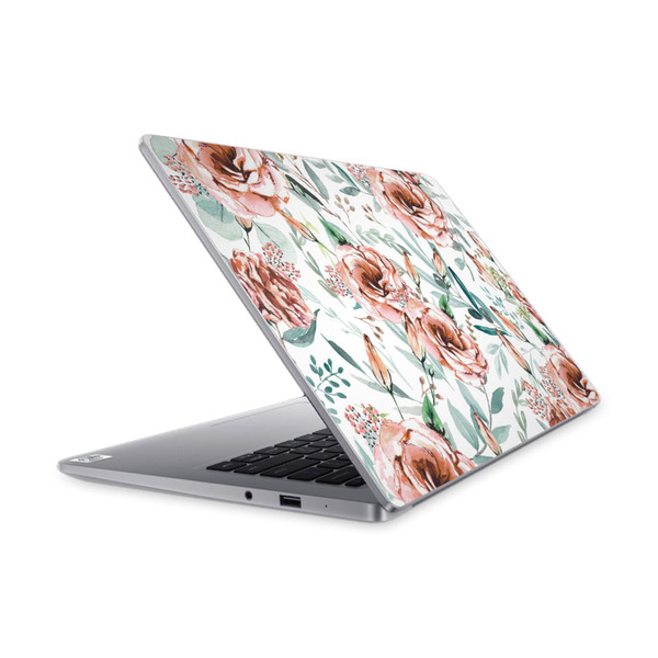 Anis Illustration Bloomers White Vinyl Sticker Skin Decal Cover for Xiaomi Mi NoteBook 14 (2020)