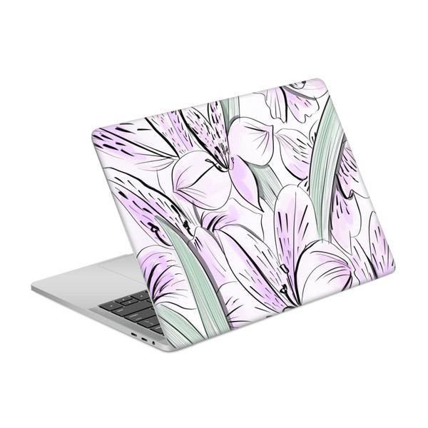 Anis Illustration Bloomers Lilac Vinyl Sticker Skin Decal Cover for Apple MacBook Pro 13" A2338