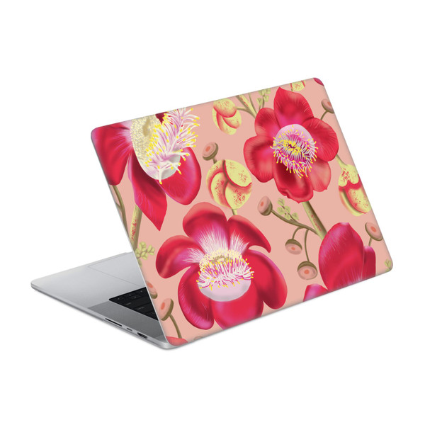 Anis Illustration Bloomers Red Flowers Vinyl Sticker Skin Decal Cover for Apple MacBook Pro 16" A2485