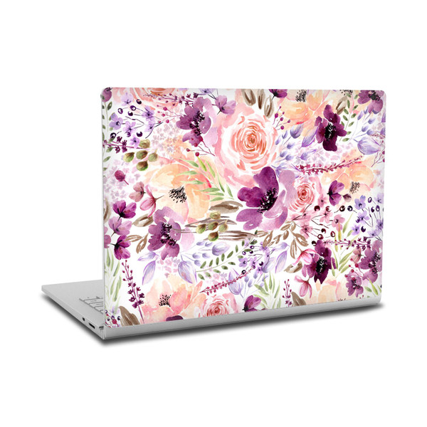 Anis Illustration Bloomers Floral Chaos Vinyl Sticker Skin Decal Cover for Microsoft Surface Book 2