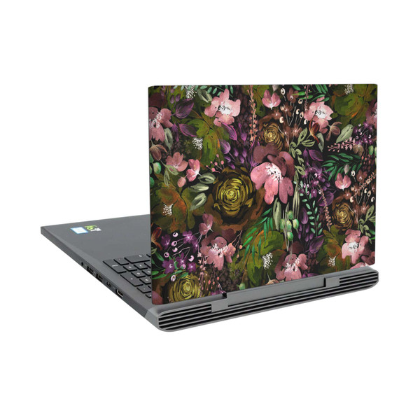 Anis Illustration Flower Pattern 3 Warm Floral Chaos Vinyl Sticker Skin Decal Cover for Dell Inspiron 15 7000 P65F