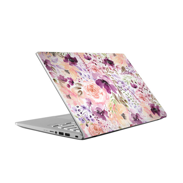 Anis Illustration Flower Pattern 3 Floral Chaos Vinyl Sticker Skin Decal Cover for Asus Vivobook 14 X409FA-EK555T