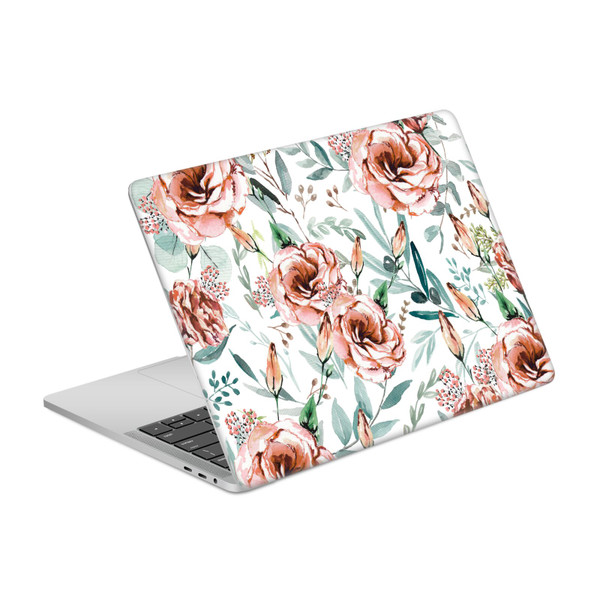 Anis Illustration Flower Pattern 3 Floral Explosion White Vinyl Sticker Skin Decal Cover for Apple MacBook Pro 13" A1989 / A2159