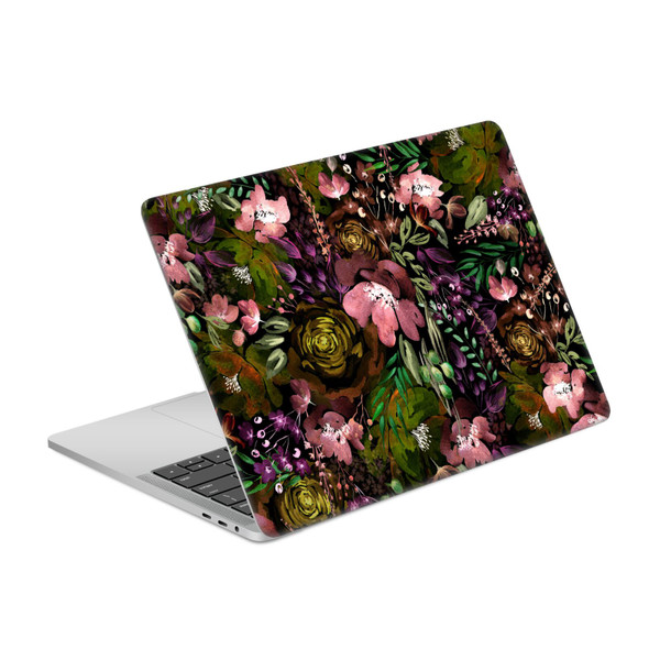 Anis Illustration Flower Pattern 3 Warm Floral Chaos Vinyl Sticker Skin Decal Cover for Apple MacBook Pro 13" A1989 / A2159