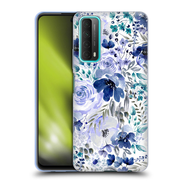 Anis Illustration Bloomers Indigo Soft Gel Case for Huawei P Smart (2021)