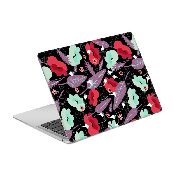 Anis Illustration Flower Pattern 3 Botanical Vinyl Sticker Skin Decal Cover for Apple MacBook Air 13.3" A1932/A2179