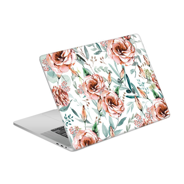 Anis Illustration Flower Pattern 3 Floral Explosion White Vinyl Sticker Skin Decal Cover for Apple MacBook Pro 16" A2141