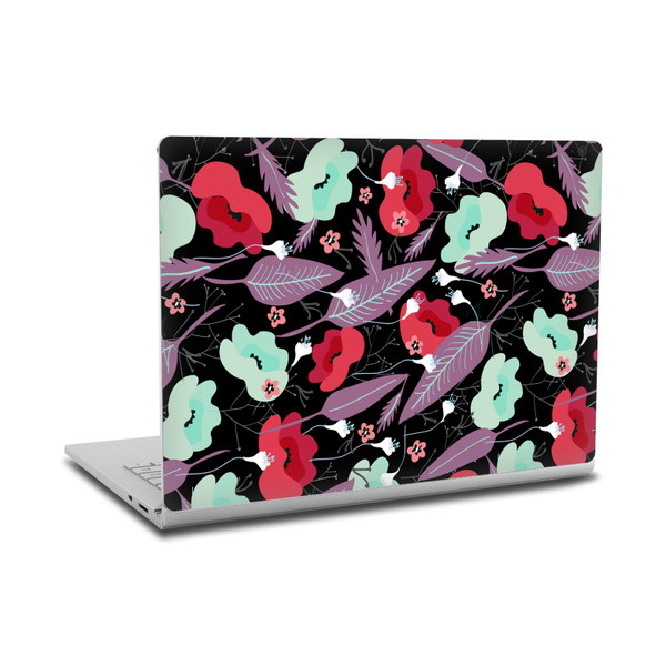 Anis Illustration Flower Pattern 3 Botanical Vinyl Sticker Skin Decal Cover for Microsoft Surface Book 2