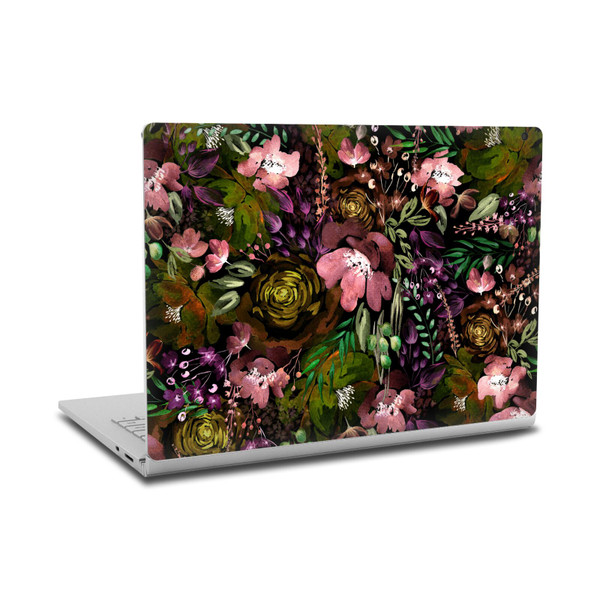 Anis Illustration Flower Pattern 3 Warm Floral Chaos Vinyl Sticker Skin Decal Cover for Microsoft Surface Book 2