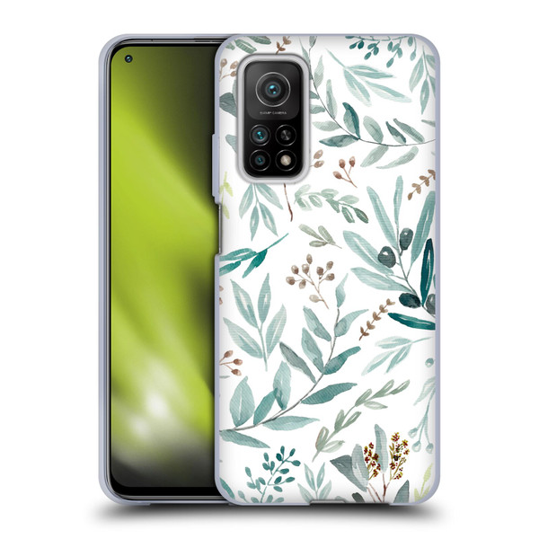 Anis Illustration Bloomers Eucalyptus Soft Gel Case for Xiaomi Mi 10T 5G