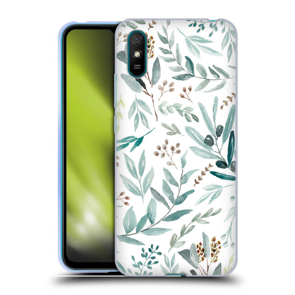 Anis Illustration Bloomers Eucalyptus Soft Gel Case for Xiaomi Redmi 9A / Redmi 9AT