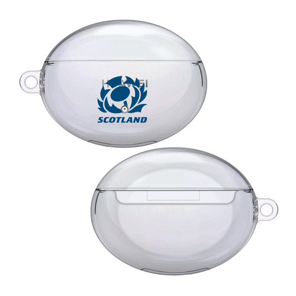 Scotland Rugby Logo Plain Clear Hard Crystal Cover Case for Huawei Freebuds 4