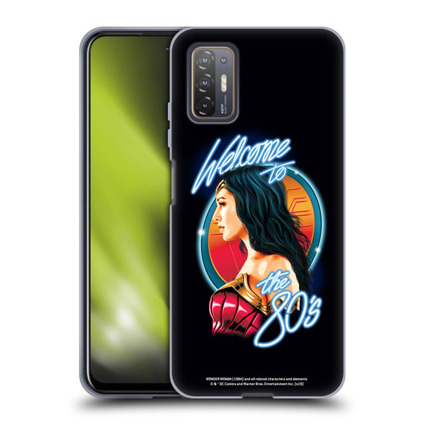 Wonder Woman 1984 80's Graphics Welcome Soft Gel Case for HTC Desire 21 Pro 5G