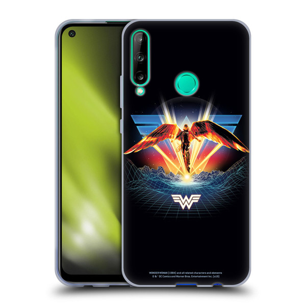 Wonder Woman 1984 80's Graphics Golden Armour Soft Gel Case for Huawei P40 lite E