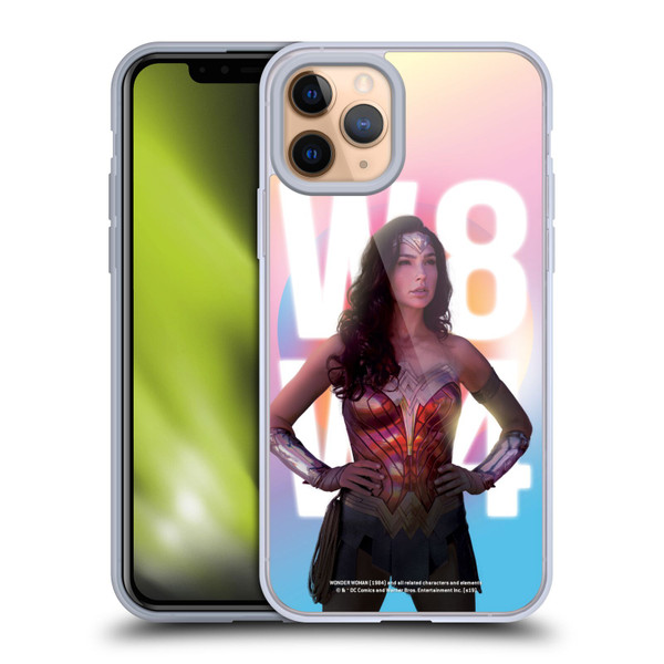 Wonder Woman 1984 80's Graphics Costume Soft Gel Case for Apple iPhone 11 Pro