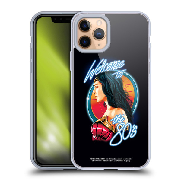 Wonder Woman 1984 80's Graphics Welcome Soft Gel Case for Apple iPhone 11 Pro