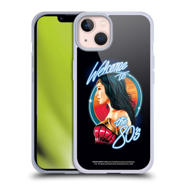 Wonder Woman 1984 80's Graphics Welcome Soft Gel Case for Apple iPhone 13