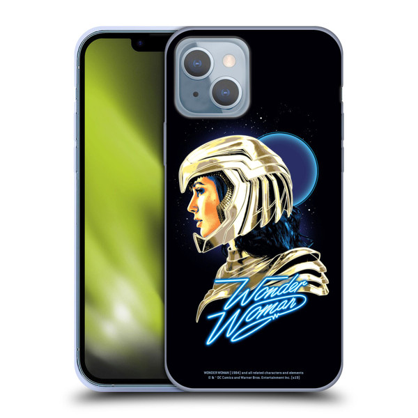 Wonder Woman 1984 80's Graphics Golden Armour 2 Soft Gel Case for Apple iPhone 14