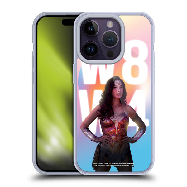 Wonder Woman 1984 80's Graphics Costume Soft Gel Case for Apple iPhone 14 Pro