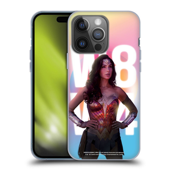 Wonder Woman 1984 80's Graphics Costume Soft Gel Case for Apple iPhone 14 Pro